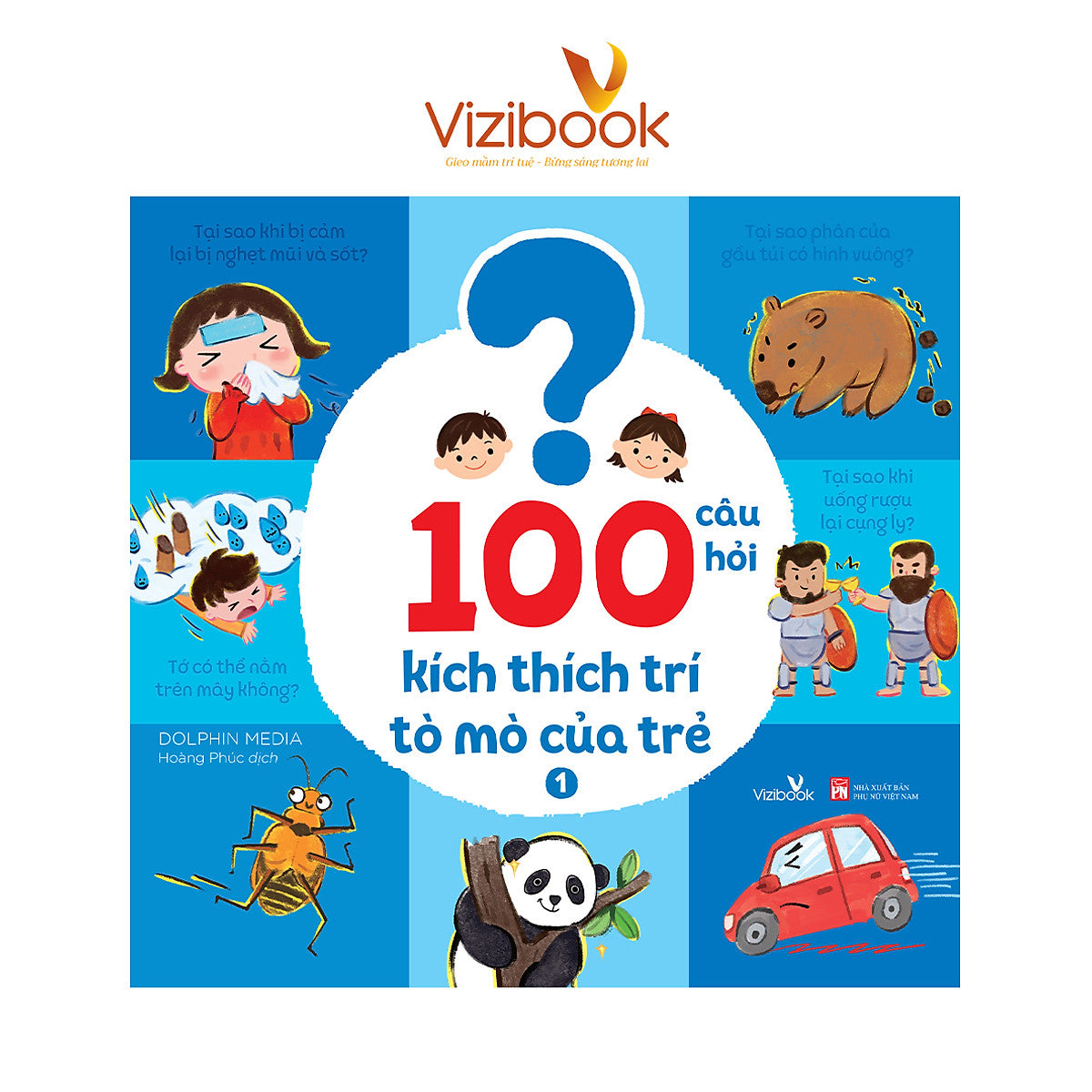 Sách Cho Bé - 100 Câu Hỏi Kích Thích Trí Tò Mò Của Trẻ - Dolphin Media