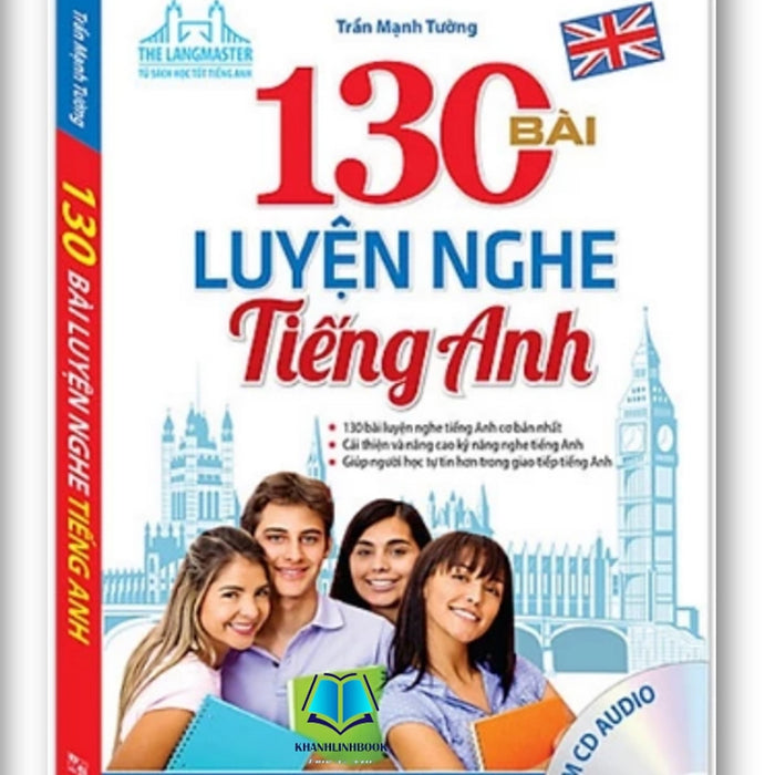Sách - 130 Bài Luyện Nghe Tiếng Anh ( Kèm Cd)