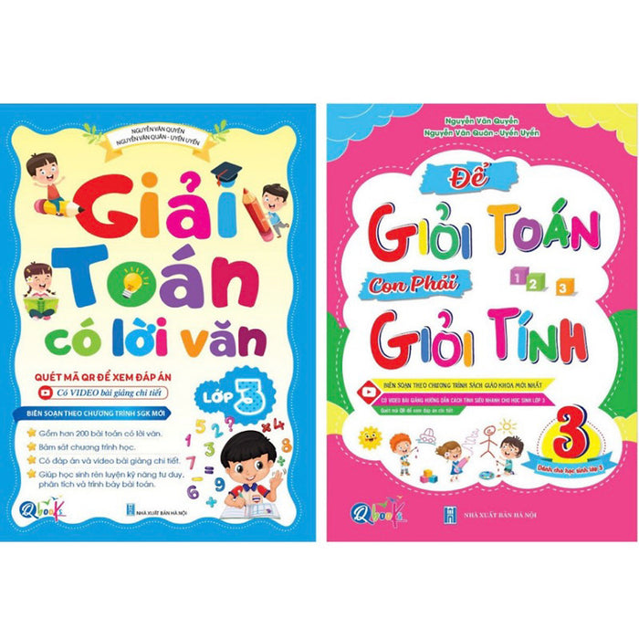 Giải Toán Có Lời Văn + Để Giỏi Toán Con Phải Giỏi Tính Lớp 3