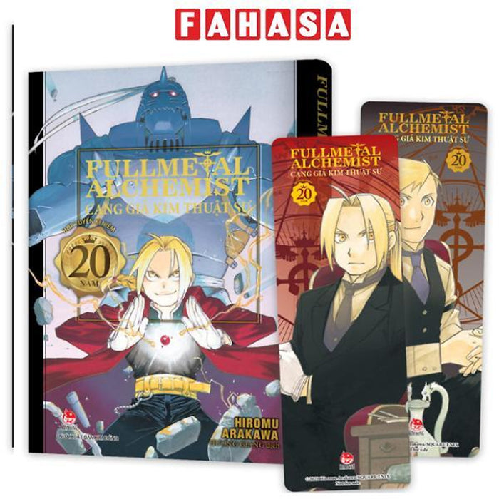 Sách - Fullmetal Alchemist - Cang Giả Kim Thuật Sư - Hợp Tuyển Kỉ Niệm 20 Năm - Tặng Kèm 2 Bookmark Nhựa Trong