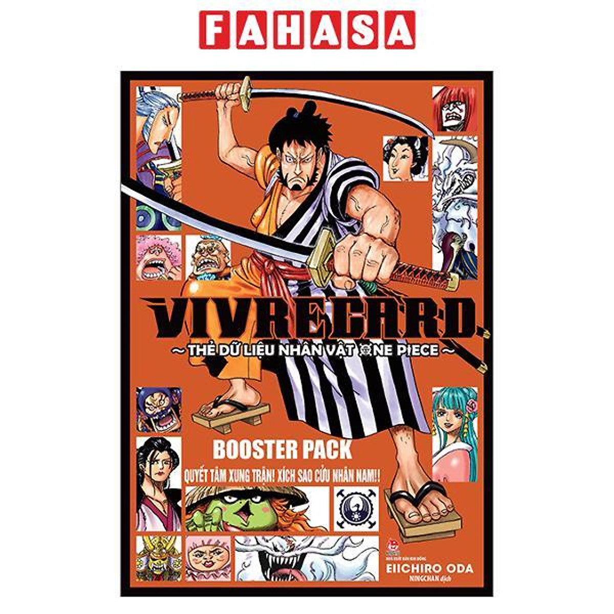 Sách - Vivre Card - Thẻ Dữ Liệu Nhân Vật One Piece Booster Pack - Quyết Tâm Xung Trận, Xích Sao Cửu Nhân Nam!!