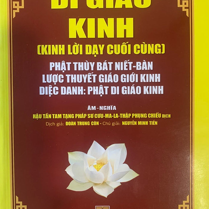 Di Giáo Kinh - Kinh Lời Dạy Cuối Cùng