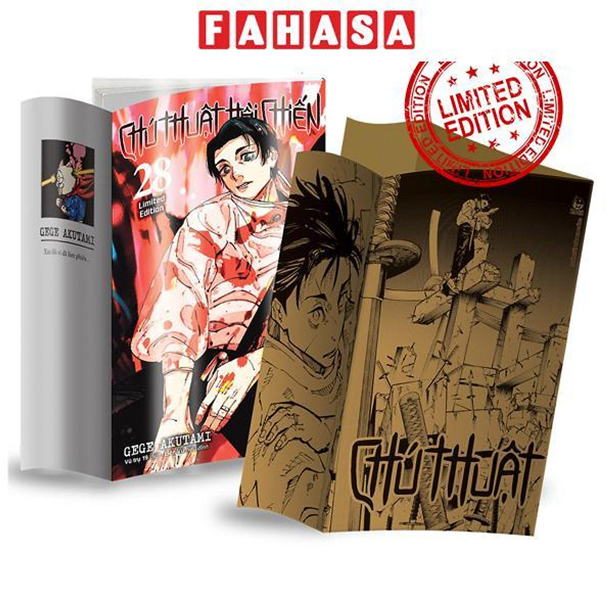 Sách - Chú Thuật Hồi Chiến - Tập 28 - Quyết Chiến Tại Tử Địa Shinjuku - Chấp 9 Quân - Limited Edition - Tặng Kèm Bọc Bảo Vệ