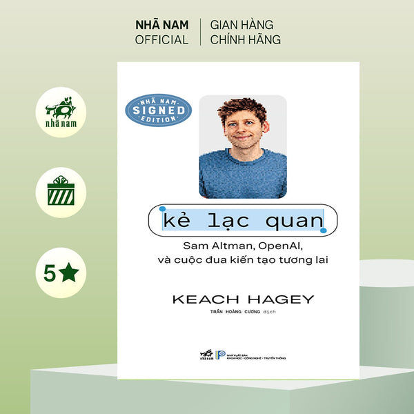 Sách - Kẻ Lạc Quan (Keach Hagey) (Nhã Nam Official)