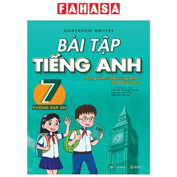 Sách - Bài Tập Tiếng Anh 7 (Không Đáp Án) (Dùng Kèm Sgk Tiếng Anh 7 Global Success)