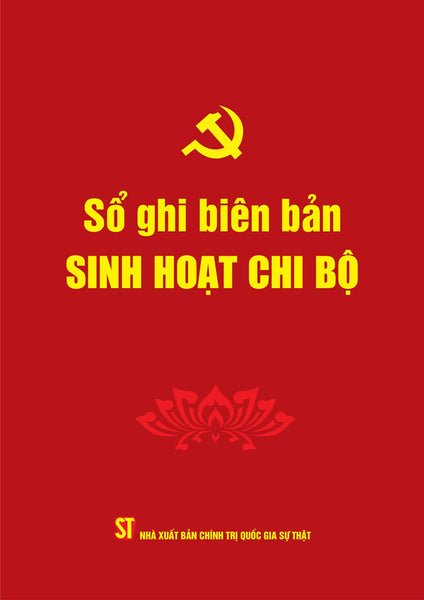 Sổ Ghi Biên Bản Sinh Hoạt Chi Bộ (180 Trang)
