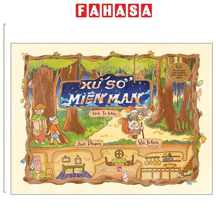 Sách Tô Màu - Xứ Sở Miên Man - Jun Phạm - Skybooks