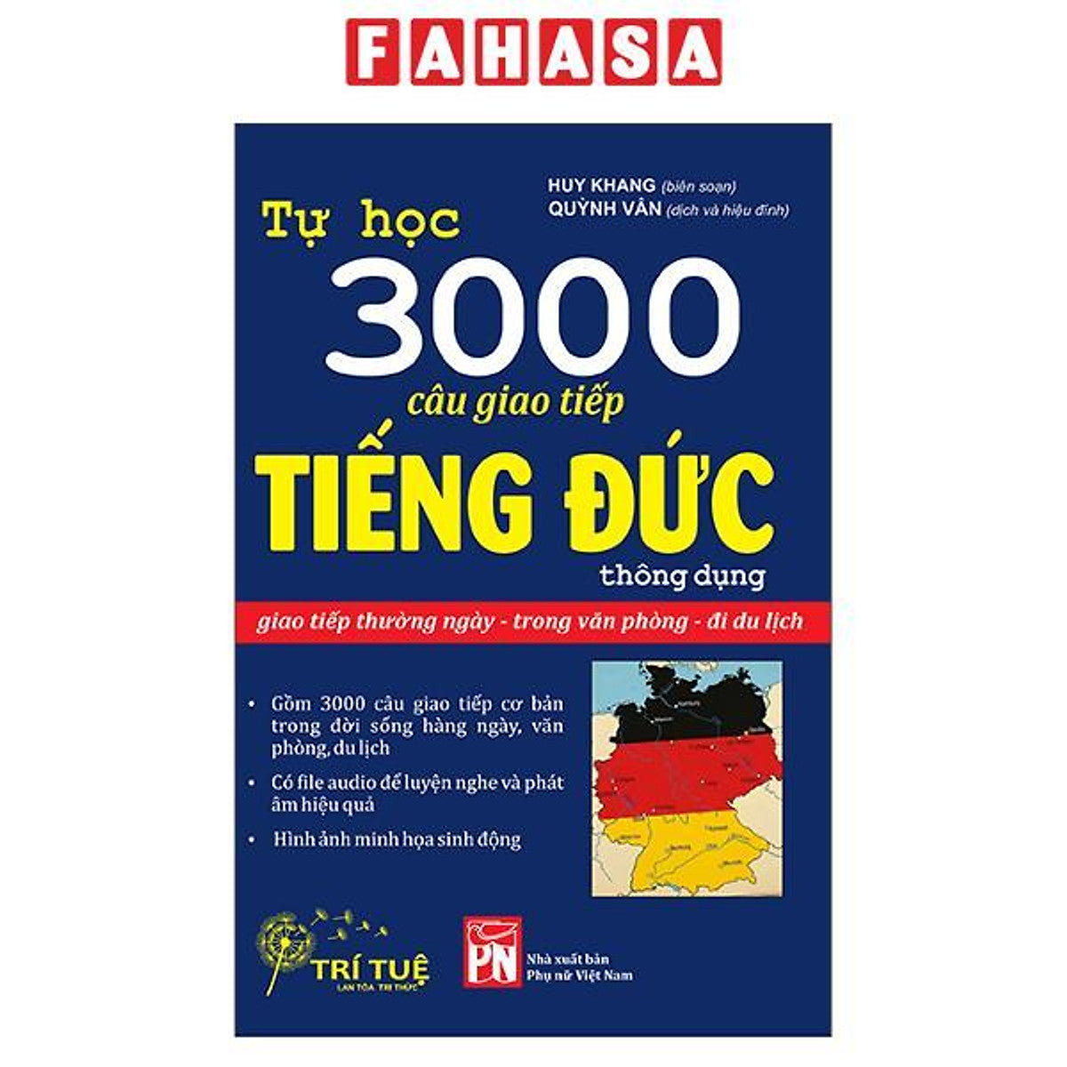 Sách - Tự Học 3000 Câu Giao Tiếp Tiếng Đức Thông Dụng