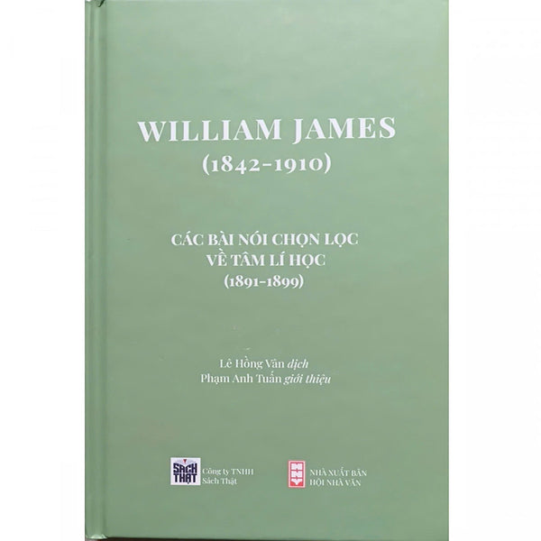 Các Bài Nói Chọn Lọc Về Tâm Lý Học (1891-1899) Của William James