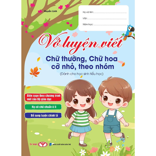 Sách - Vở Luyện Viết - Chữ Thường, Chữ Hoa Cỡ Nhỏ, Theo Nhóm - Dành Cho Học Sinh Tiểu Học - Trí Việt