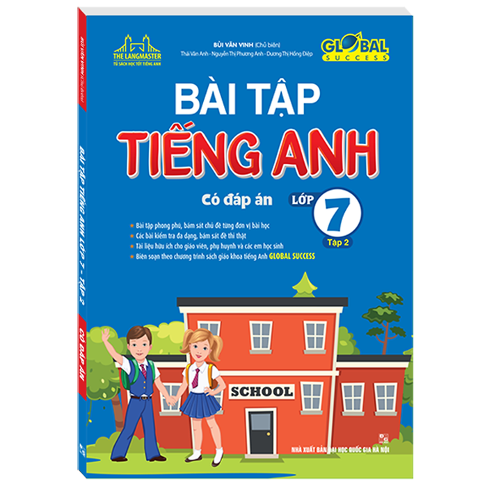 Sách Global Success - Bài Tập Tiếng Anh Lớp 7 Tập 2 (Có Đáp Án)