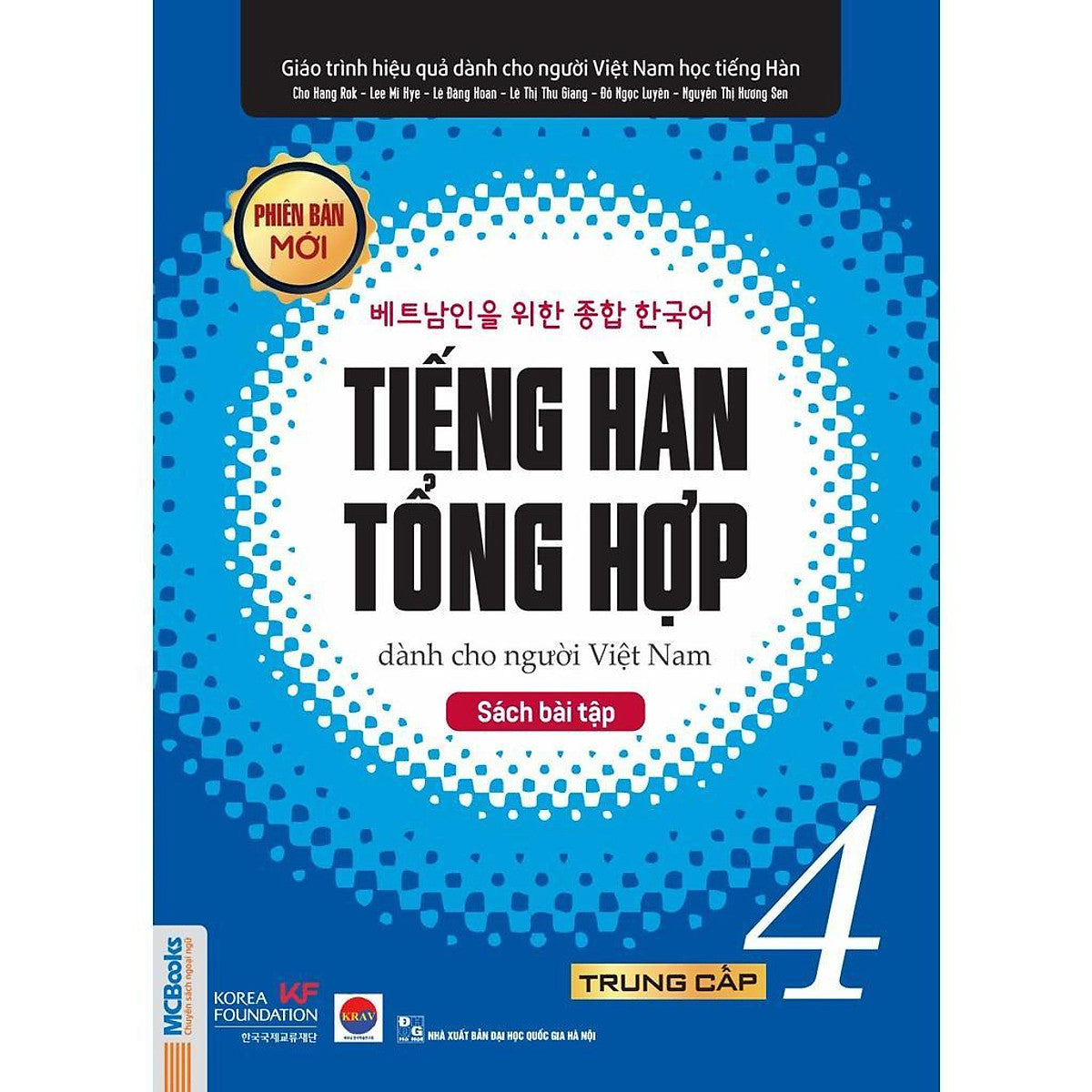 Sách - Tiếng Hàn Tổng Hợp - Trung Cấp 4 - Sách Bài Tập - Mcbooks