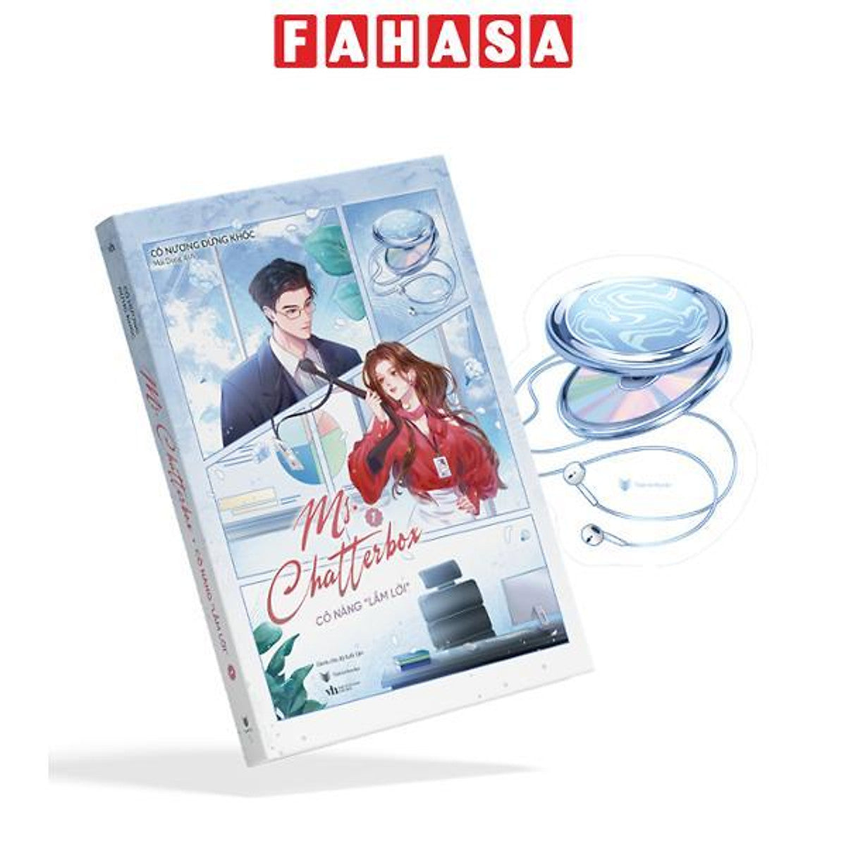 Sách - Ms. Chatterbox - Cô Nàng “Lắm Lời” - Tập 1 - Tặng Kèm Bookmark Hình Máy Nghe Cd