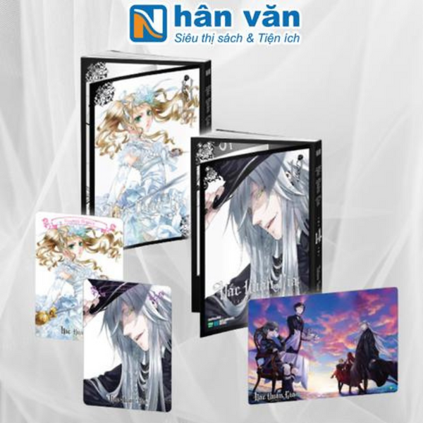 Bộ Manga Hắc Quản Gia - Tập 13 + Tập 14 (Bộ 2 Cuốn) - Tặng Kèm 2 Black Card + 1 Card Độc Quyền