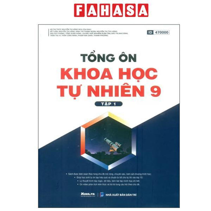 Sách - Tổng Ôn Khoa Học Tự Nhiên 9 - Tập 1