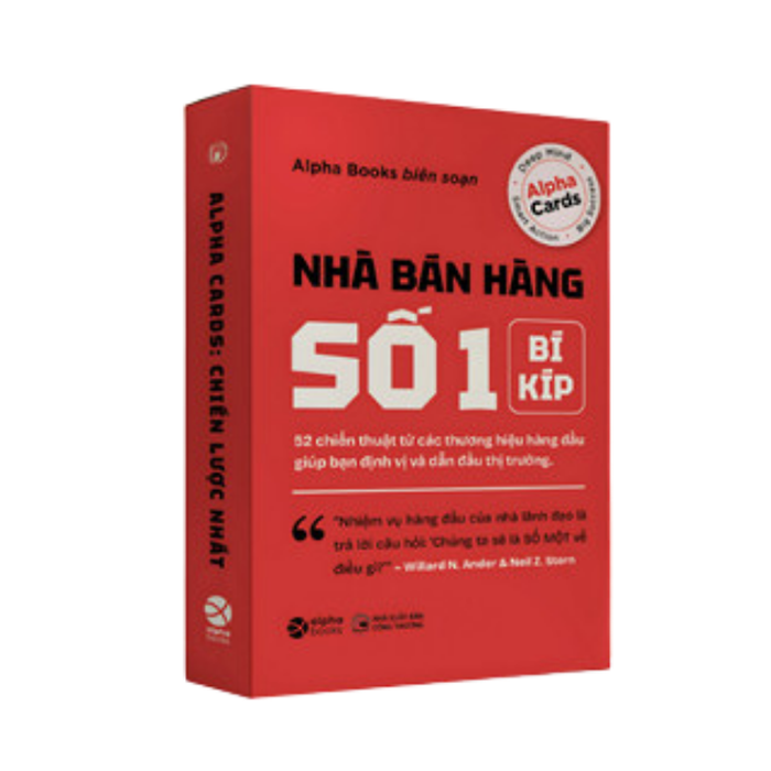 Flashcard Nhà Bán Hàng Số 1 – 52 Chiến Thuật Đỉnh Cao Từ Các Thương Hiệu Lớn Giúp Bạn Định Vị Và Dẫn Đầu Thị Trường