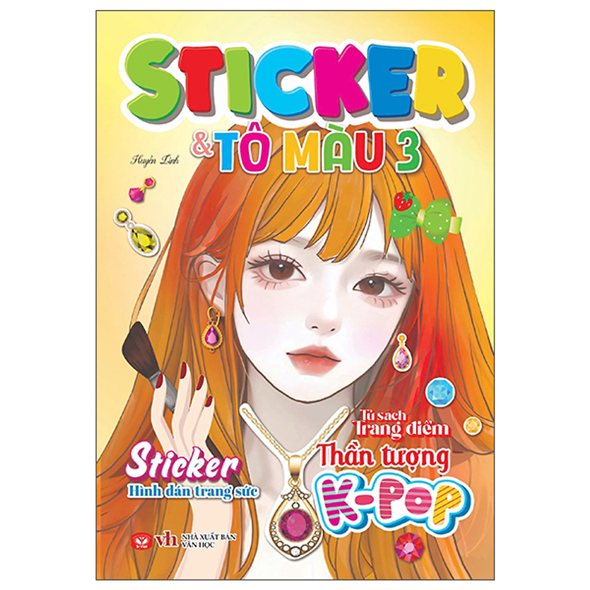 Sách Tủ Sách Trang Điểm Thần Tượng K-Pop Sticker & Tô Màu 3
