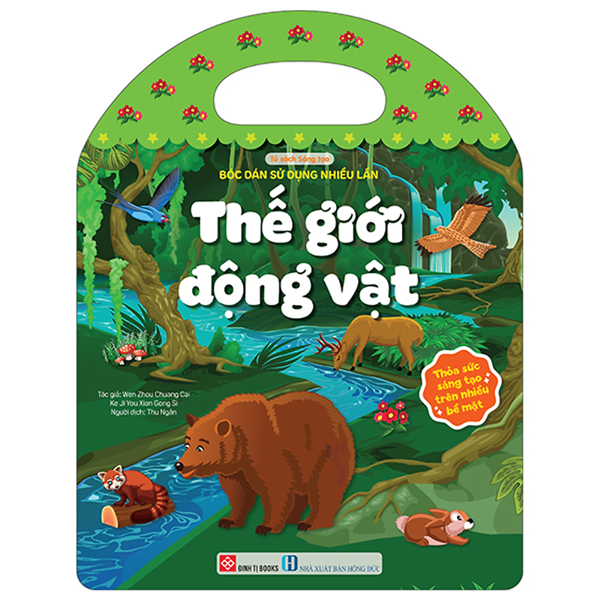 Sách Bóc Dán Sử Dụng Nhiều Lần-Thế Giới Động Vật