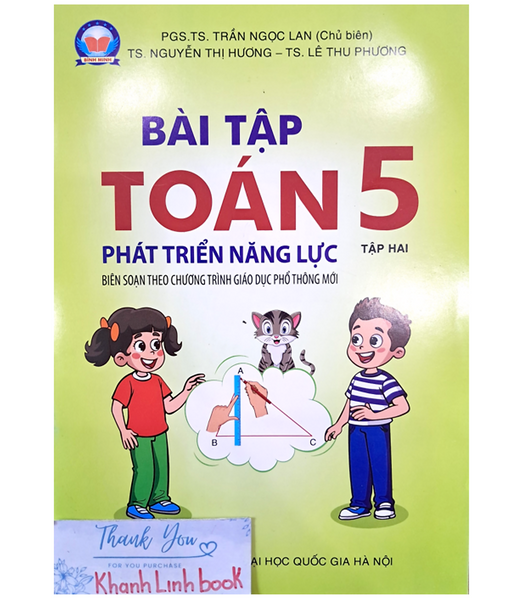 Sách - Bài Tập Toán 5 Phát Triển Năng Lực - Tập 2 (Cánh Diều)