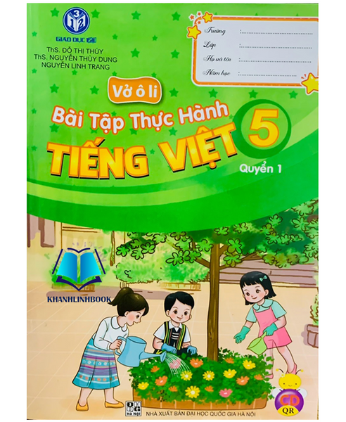 Sách - Vở Ô Li Bài Tập Thực Hành Tiếng Việt 5 - Tập 1 (Cánh Diều)