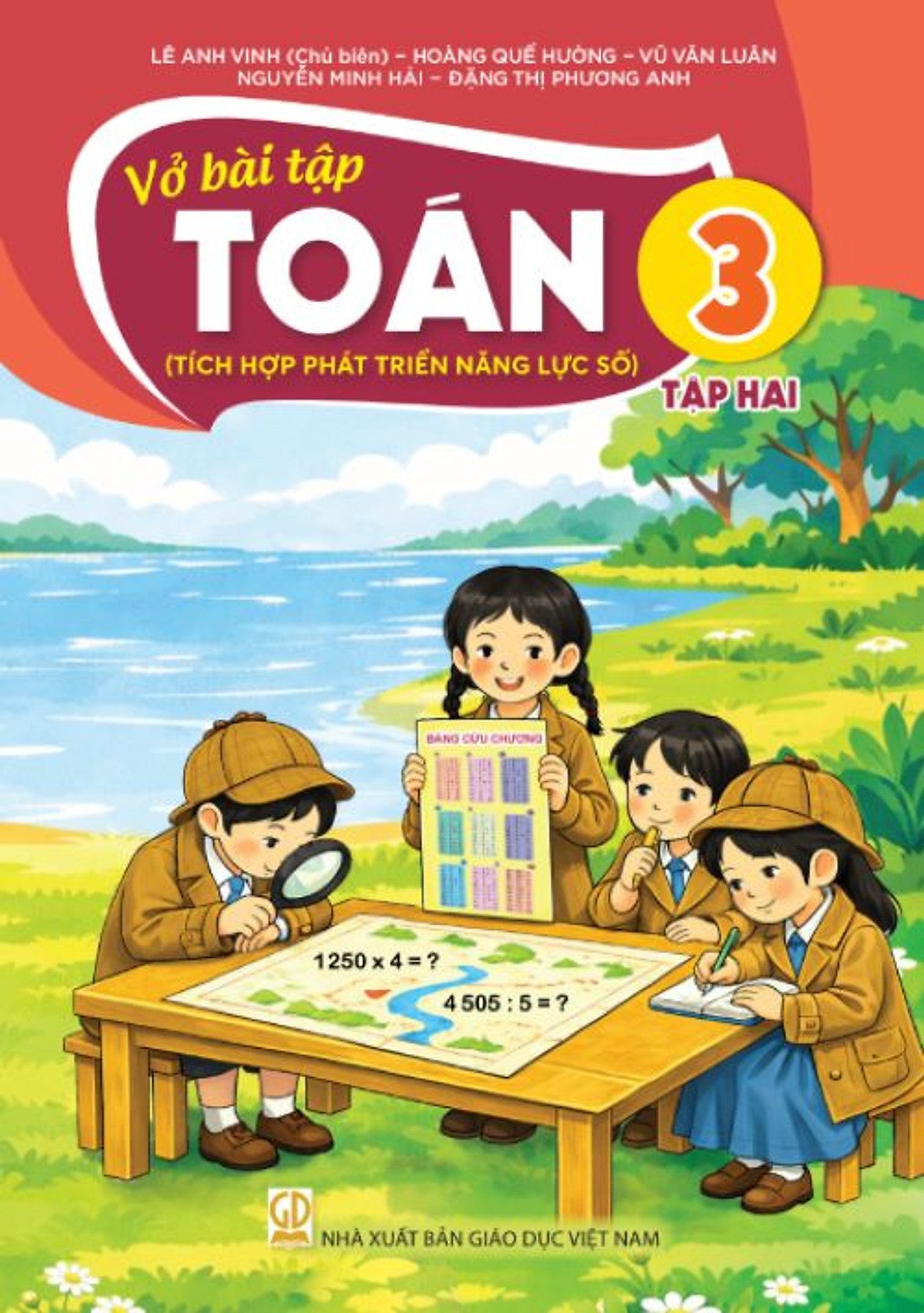 Sách Vở Bài Tập Toán 3- Tập Hai- Tích Hợp Phát Triển Năng Lực Số (Kèm Nilon Bọc Sách, Nhãn Tên)
