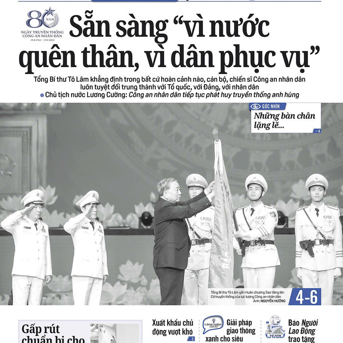Nhật Báo Người Lao Động Từ Ngày 18-08-2025 Đến 24-08-2025