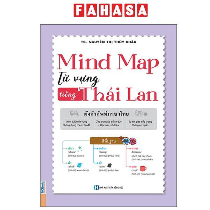 Sách - Mind Map Từ Vựng Tiếng Thái Lan - ผังคำศัพท์ภาษาไทย