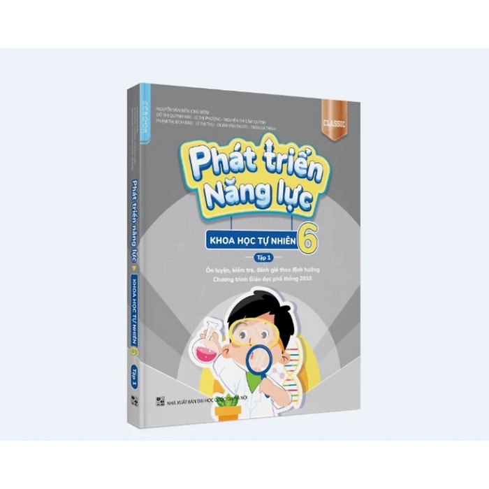 Sách - Phát Triển Năng Lực Khoa Học Tự Nhiên 6 - Tập 1 (Classic) -  Nhiều Tác Giả -  Nxb Đại Học Quốc Gia Hà Nội - Winbooks