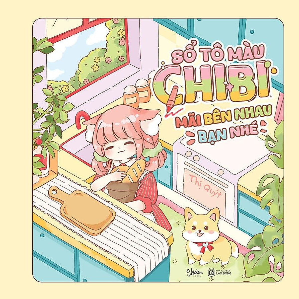 Sách Sổ Tô Màu Chibi - Mãi Bên Nhau Bạn Nhé