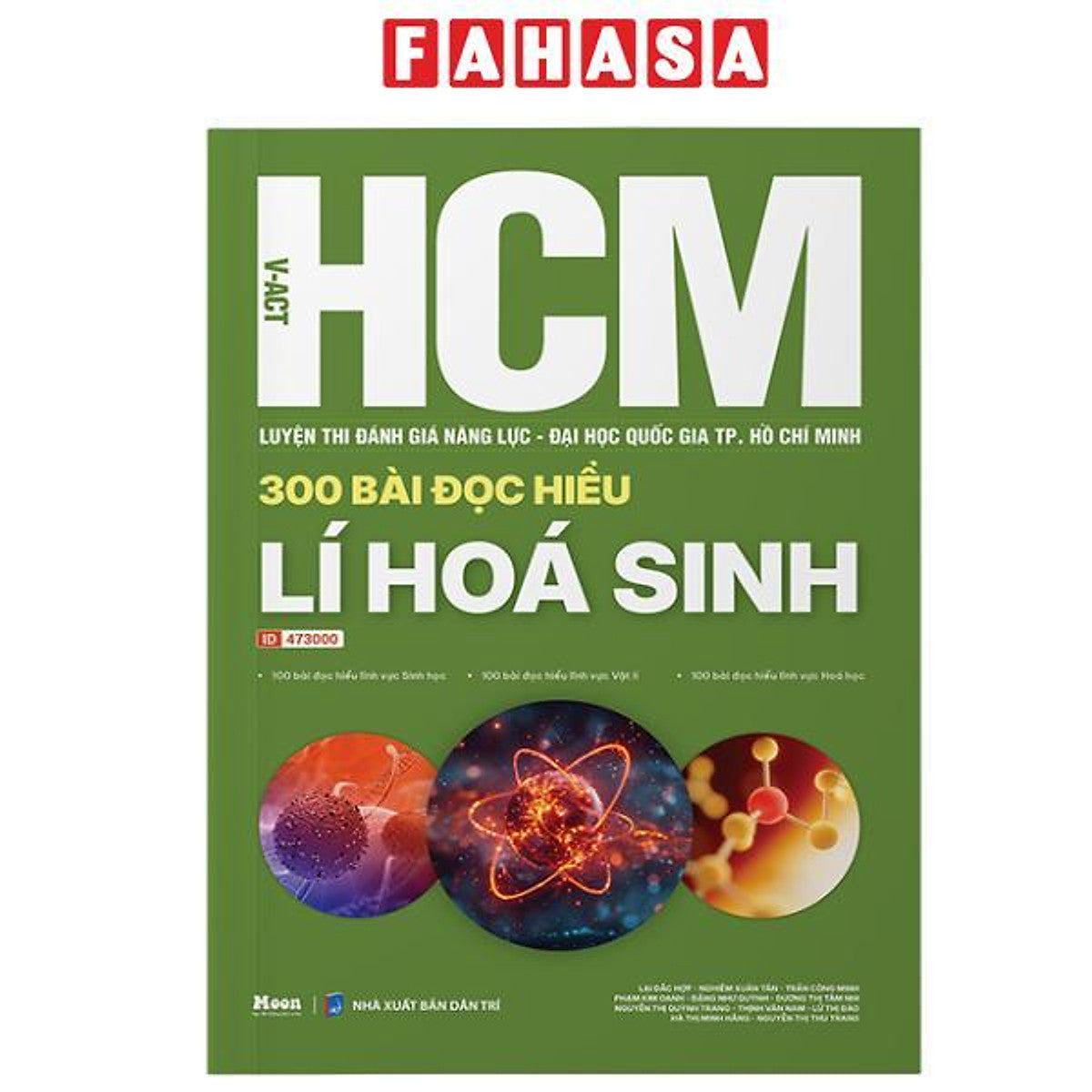 Sách - V-Act Hcm - Luyện Thi Đánh Giá Năng Lực Đại Học Quốc Gia Tp. Hồ Chí Minh - 300 Bài Đọc Hiểu Lí Hóa Sinh