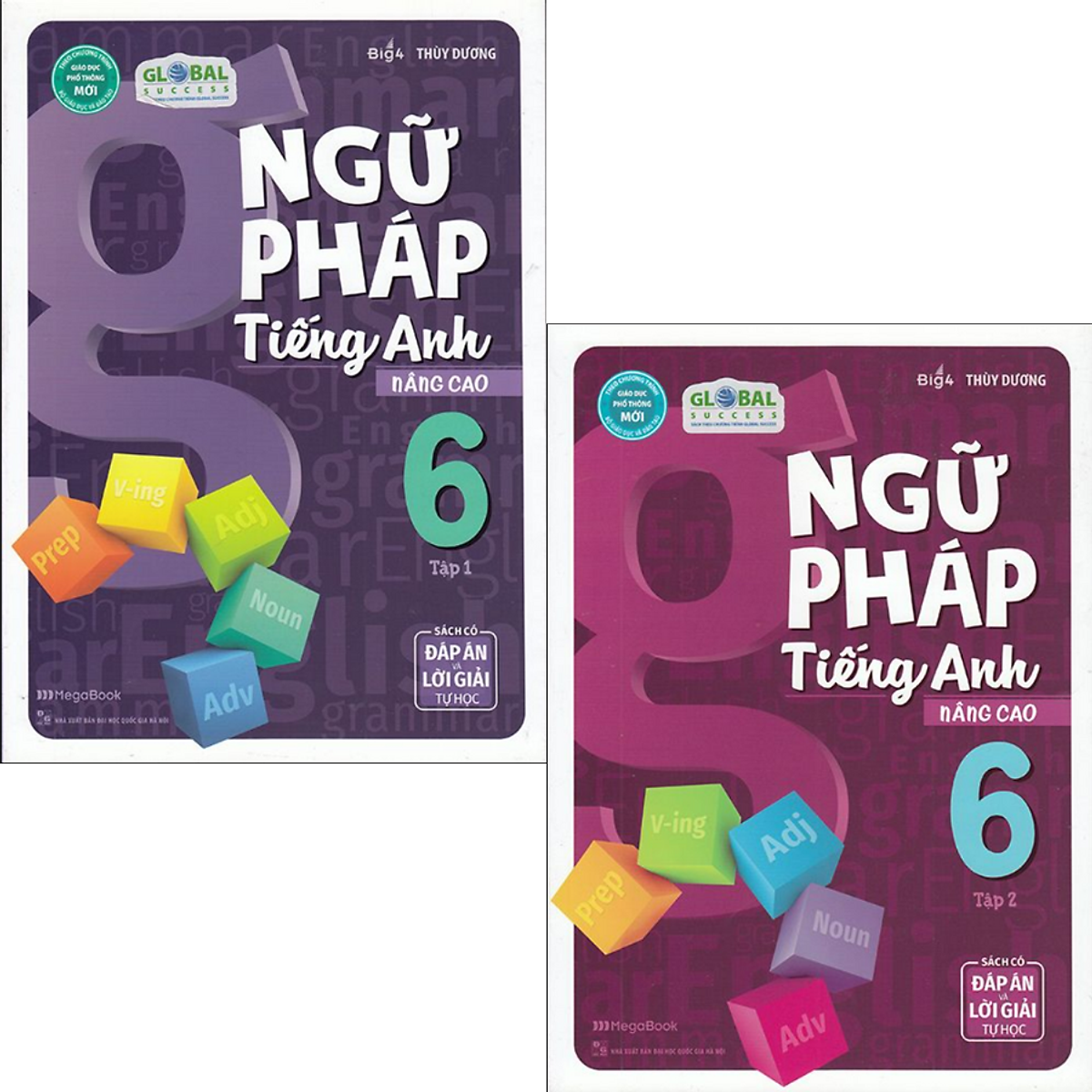 Sách - Ngữ Pháp Tiếng Anh Nâng Cao Lớp 6 - Tập 1 + 2 (Mg)