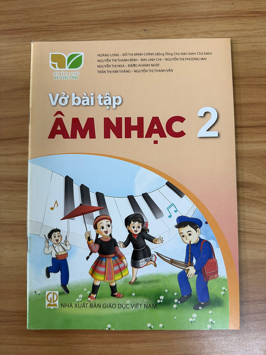 Sách Vở Bài Tập Âm Nhạc 2- Kết Nối Tri Thức Với Cuộc Sống (Kèm Bìa Nilong Bọc Sách, Nhãn Tên)
