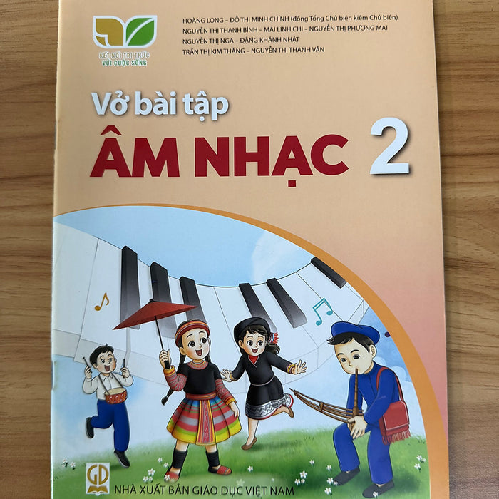 Sách Vở Bài Tập Âm Nhạc 2- Kết Nối Tri Thức Với Cuộc Sống (Kèm Bìa Nilong Bọc Sách, Nhãn Tên)
