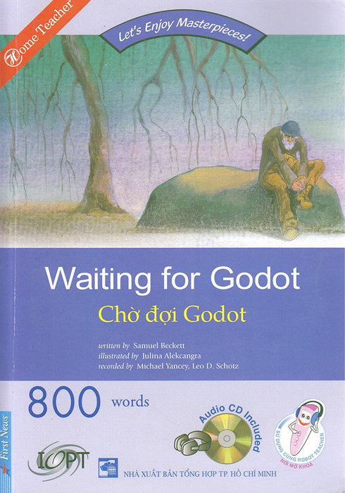Sách - Happy Reader - Chờ Đợi Godot (Kèm 2 Cd)
