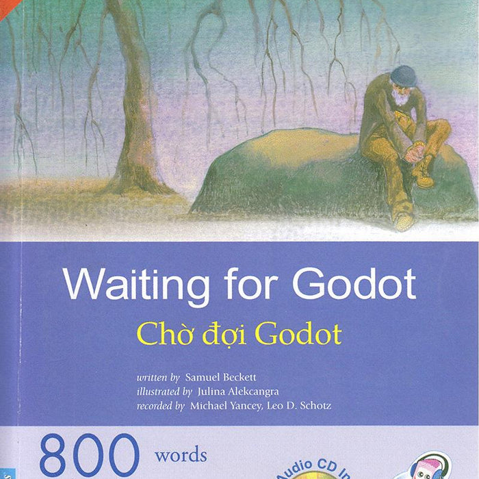 Sách - Happy Reader - Chờ Đợi Godot (Kèm 2 Cd)