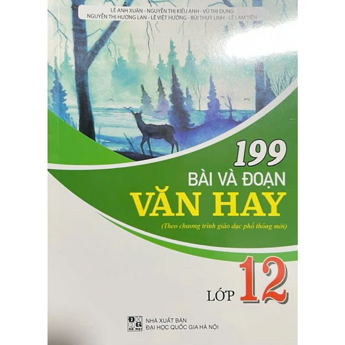 Sách - 199 Bài Và Đoạn Văn Hay Lớp 12