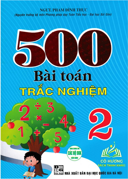 Sách-500 Bài Toán Trắc Nghiệm Lớp 2 (Biên Soạn Theo Chương Trình Mới)