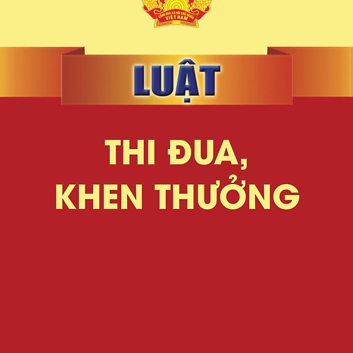 Luật Thi Đua, Khen Thưởng