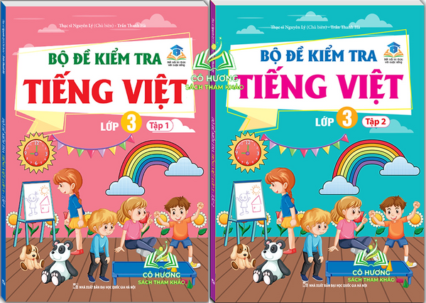 Sách - Bộ Đề Kiểm Tra Tiếng Việt Lớp 3 Tập 1+2 (Kết Nối Trí Thức Với Cuộc Sống)