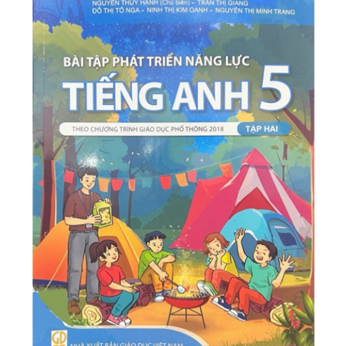 Sách - Bài Tập Phát Triển Năng Lực Tiếng Anh 5 Tập 2 ( Theo Chương Trình Giáo Dục Phổ Thông 2018 )