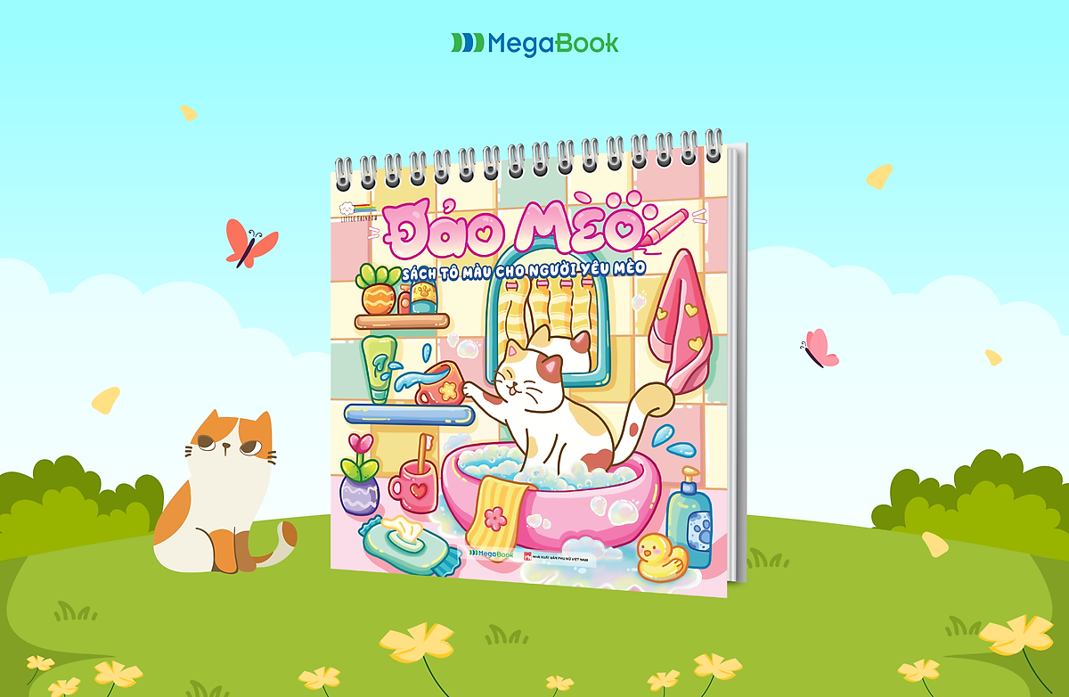 Đảo Mèo - Sách Tô Màu Cho Người Yêu Mèo