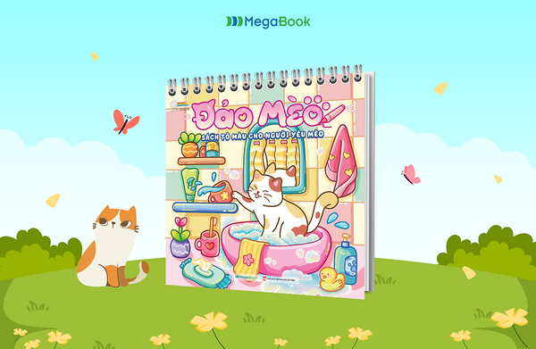 Đảo Mèo - Sách Tô Màu Cho Người Yêu Mèo