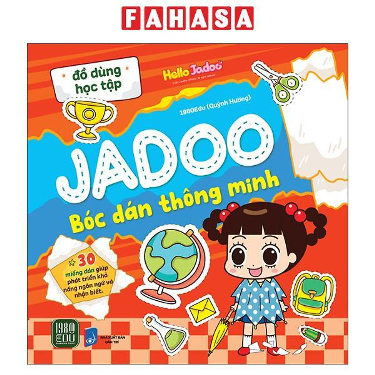 Sách - Jadoo Bóc Dán Thông Minh - Đồ Dùng Học Tập