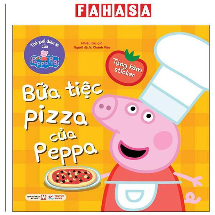 Sách - Thế Giới Diệu Kì Của Peppa Pig - Bữa Tiệc Pizza Của Peppa