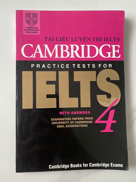 Cambridge Ielts 4 Student'S Book With Answers