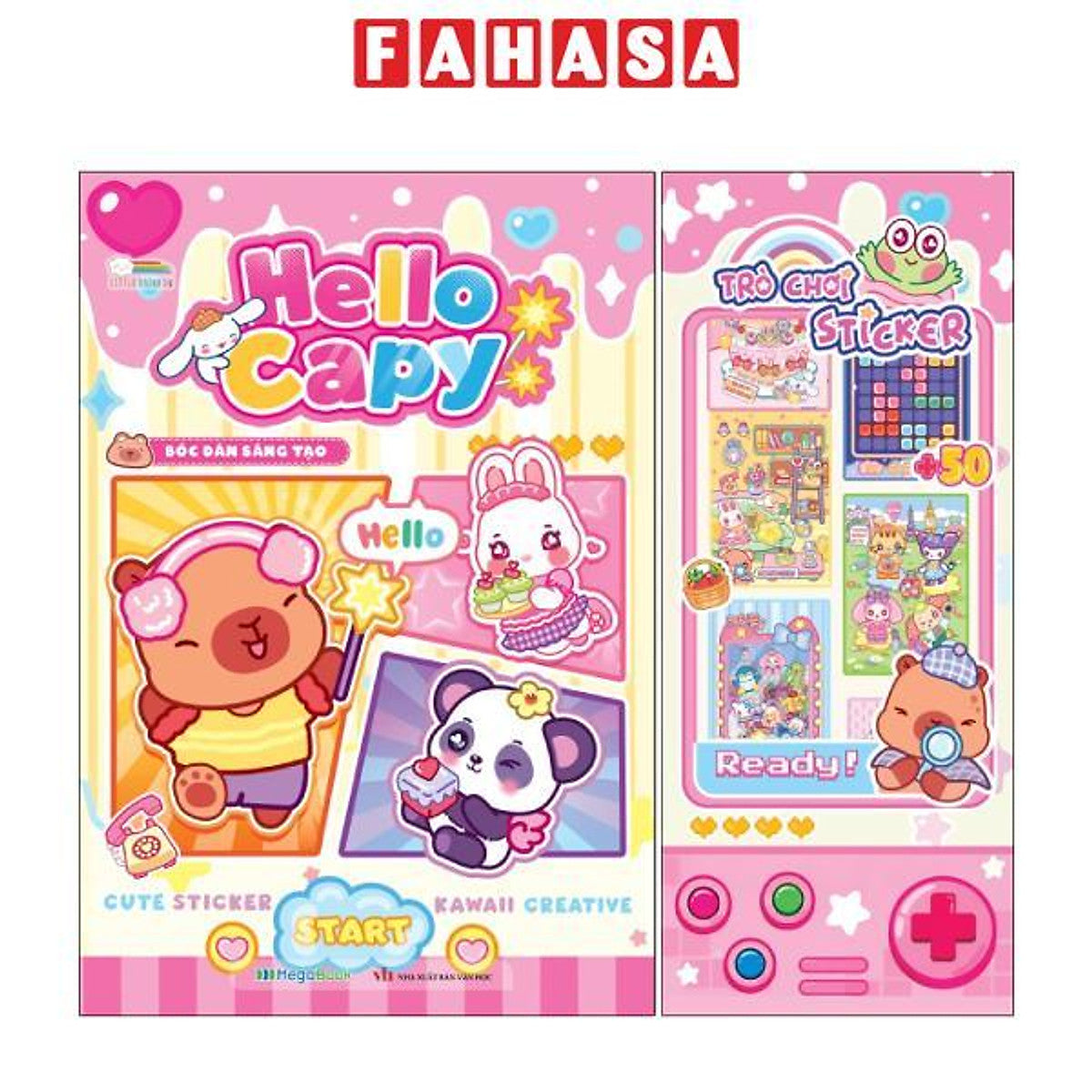 Sách - Hello Capy - Bóc Dán Sáng Tạo