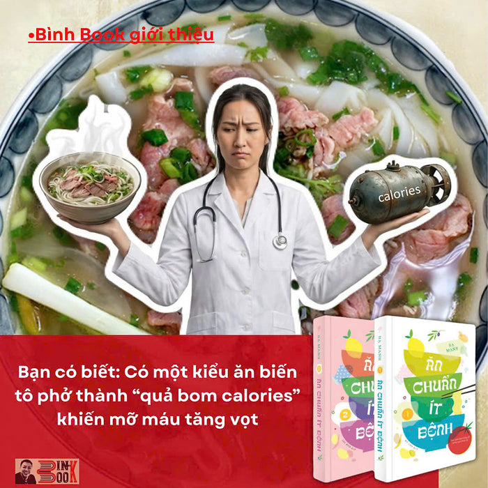[Giải Cứu Sách] (Bộ 2 Tập) Ăn Chuẩn Ít Bệnh - Hạ Manh - Mỹ Linh Dịch - Huy Hoàng