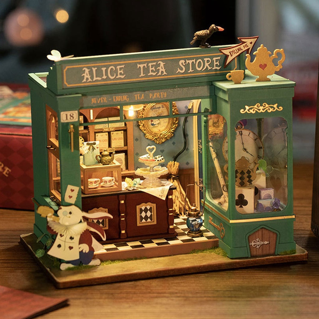 Nhà búp bê ROBOTIME DIY | Mô hình nhà gỗ tự 3D. Mystic Archives Series DIY Miniature House. Bản Tiếng Anh. DG155