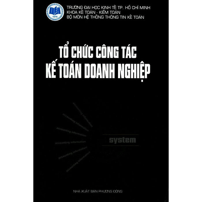 Sách - Tổ Chức Công Tác Kế Toán Doanh Nghiệp - Ns Kinh Tế