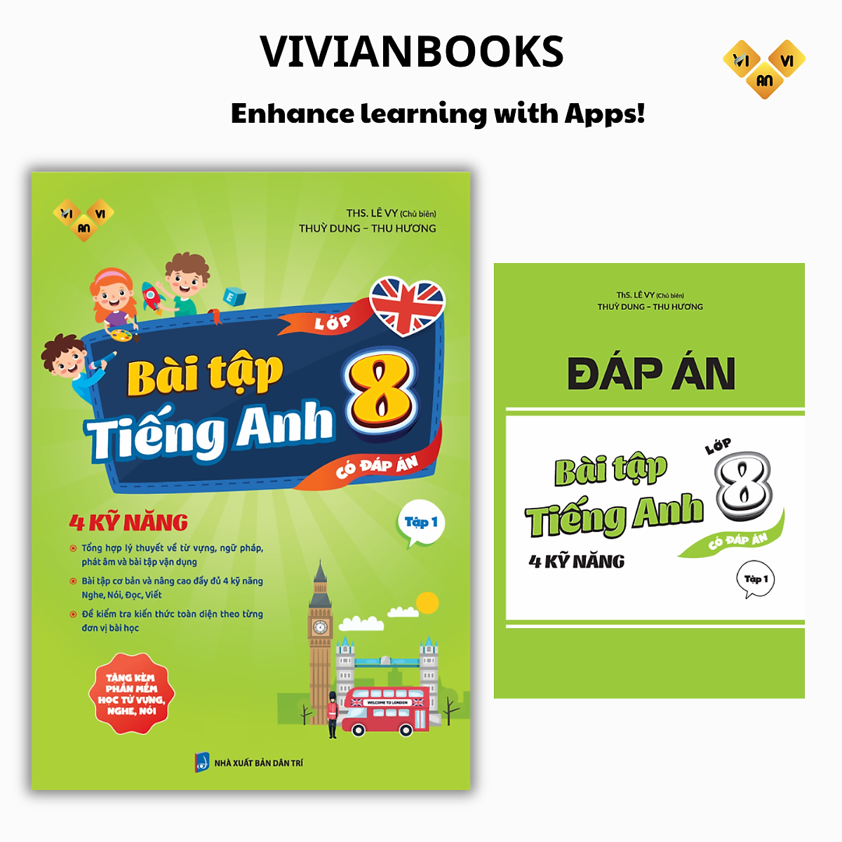 Bài Tập Tiếng Anh Lớp 8 Global Success Kết Nối Tri Thức  4 Kỹ Năng (Có Đáp Án) – Tập 1 – Ths. Lê Vy – Ngoại Ngữ Vivian